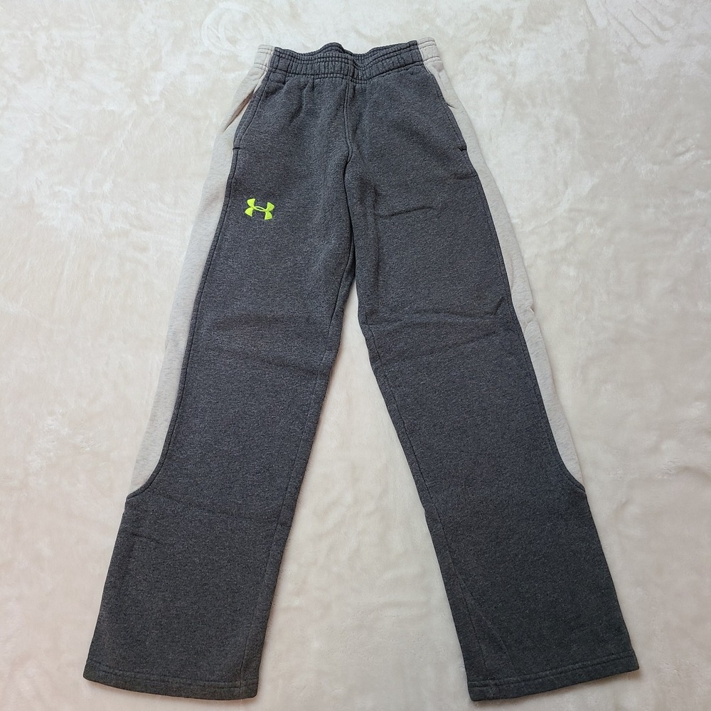 Under Armour Storm Youth Fleeced Jogging Pants Loose Youth Medium YMD Gray Pant